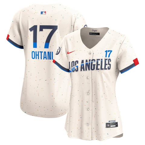 Women's Nike Shohei Ohtani Cream Los Angeles Dodgers City Connect Limited Player Jersey