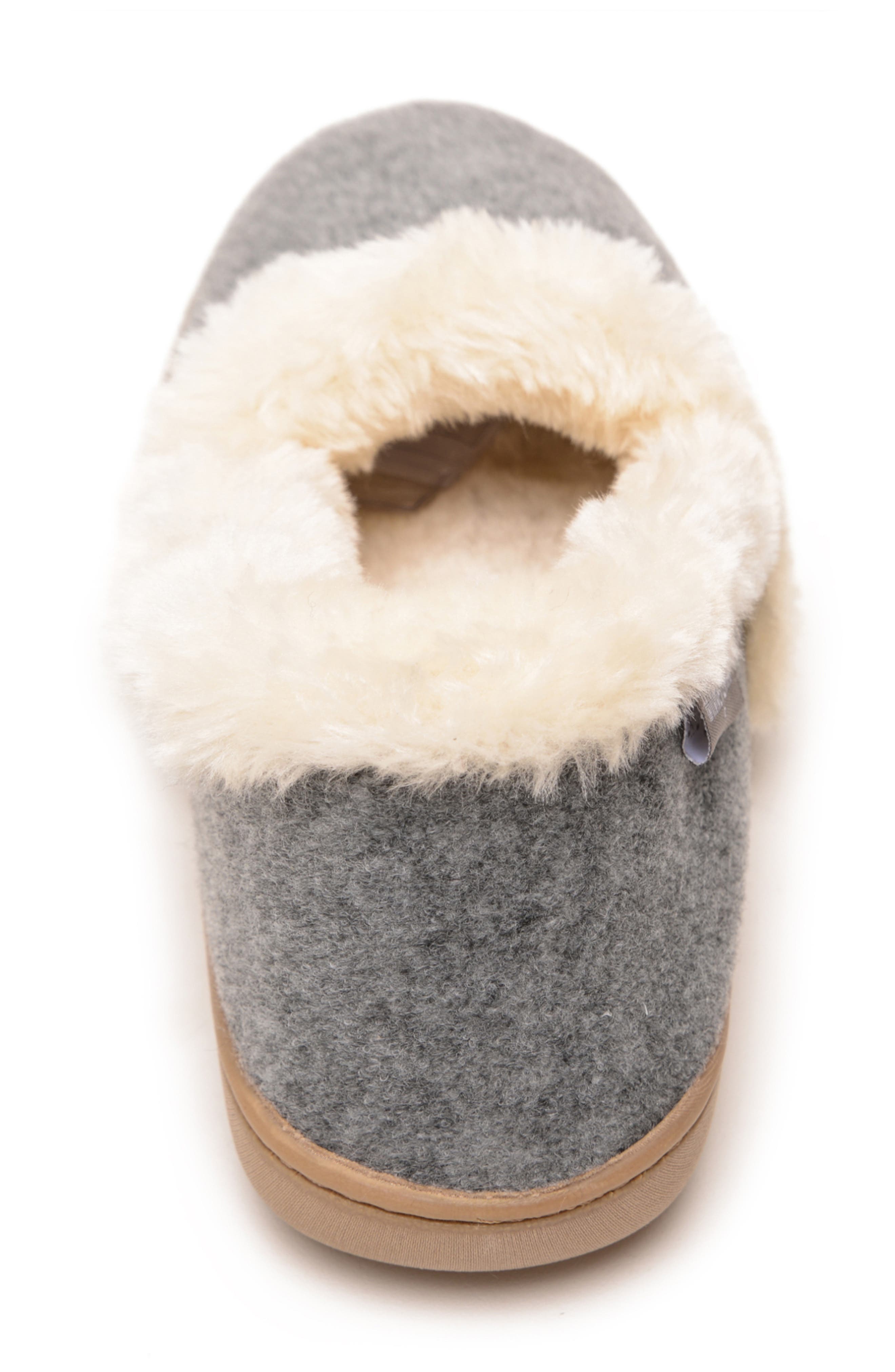 Minnetonka Dina Slipper, Alternate, color, Grey