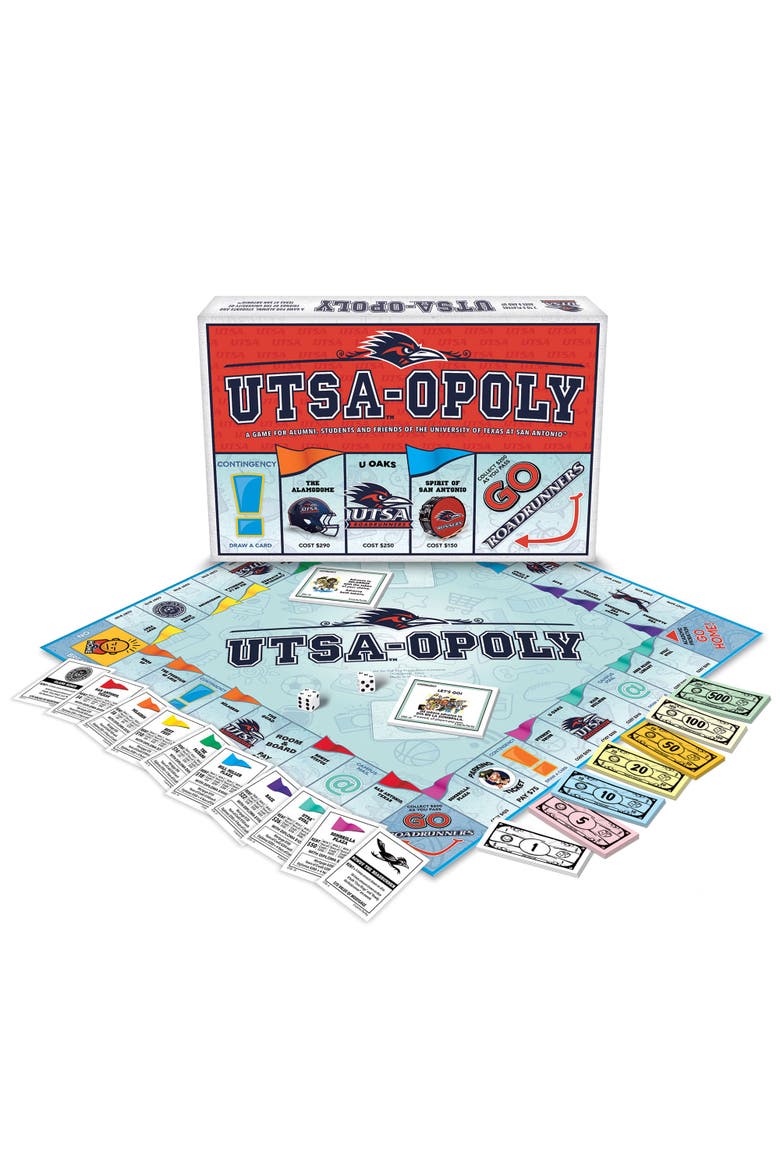 Utsaopoly Monopoly Board Game, Alternate, color, Multicolored