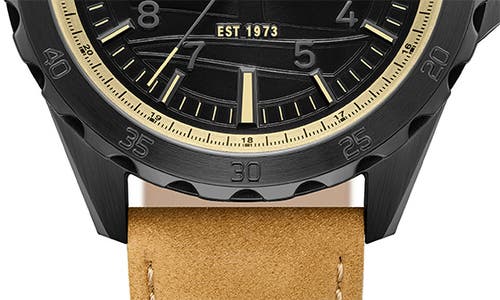 Timberland Day Pond Leather Strap Watch, 45mm In Brown