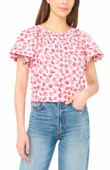Tassel Tie Cotton Poplin Top