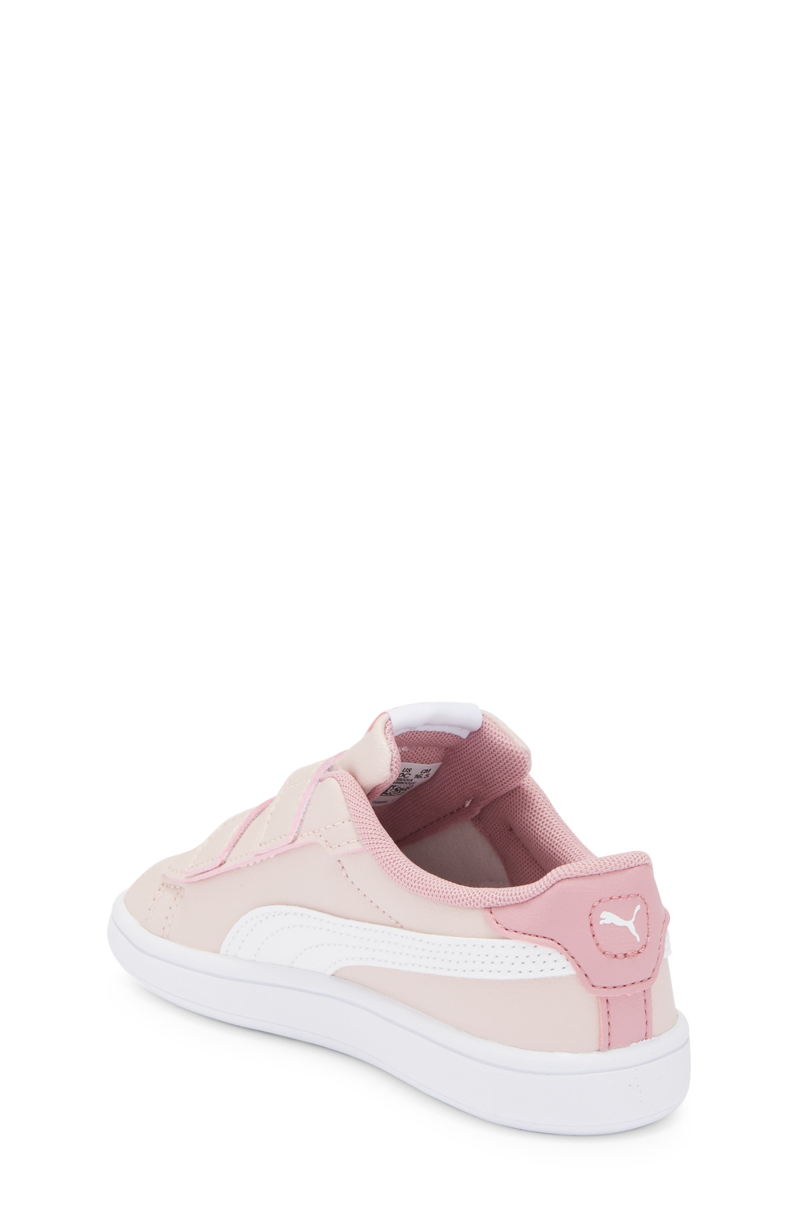 Kids' Smash Badges Dual Strap Sneaker, Alternate, color, MAUVE MIST/ PUMA WHITE