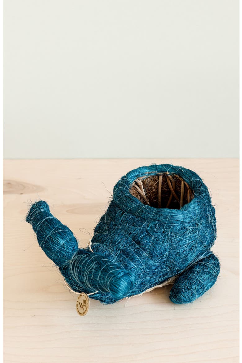 Aquatic Animal Coco Coir Planters, Alternate, color, Aqua