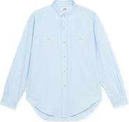 Fortela Woven Striped Patch Pocket Shirt