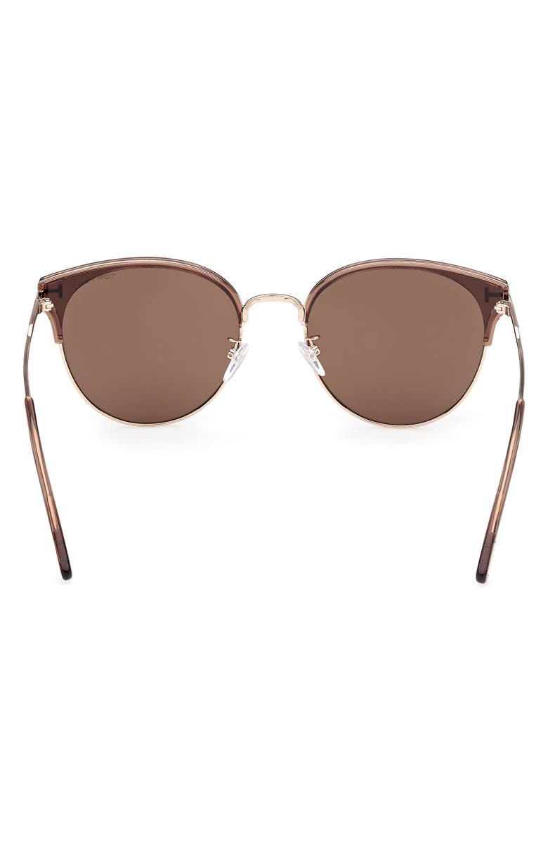 TOM FORD 61mm Round Sunglasses, Alternate, color, 