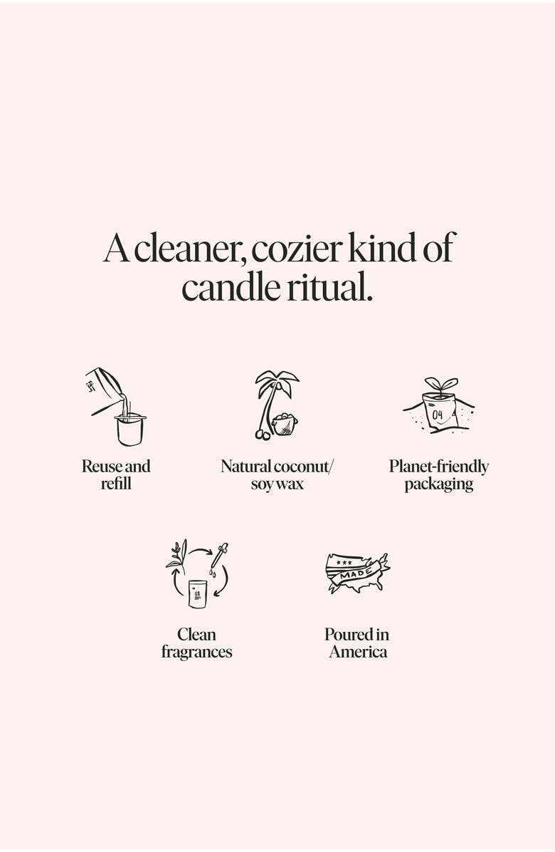 SIBLINGS No. 03 Jasmine Refillable Candle, Alternate, color, Tangerine Jasmine