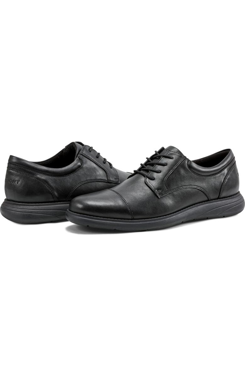 Rockport Declan Cap Toe Derby, Alternate, color, Black