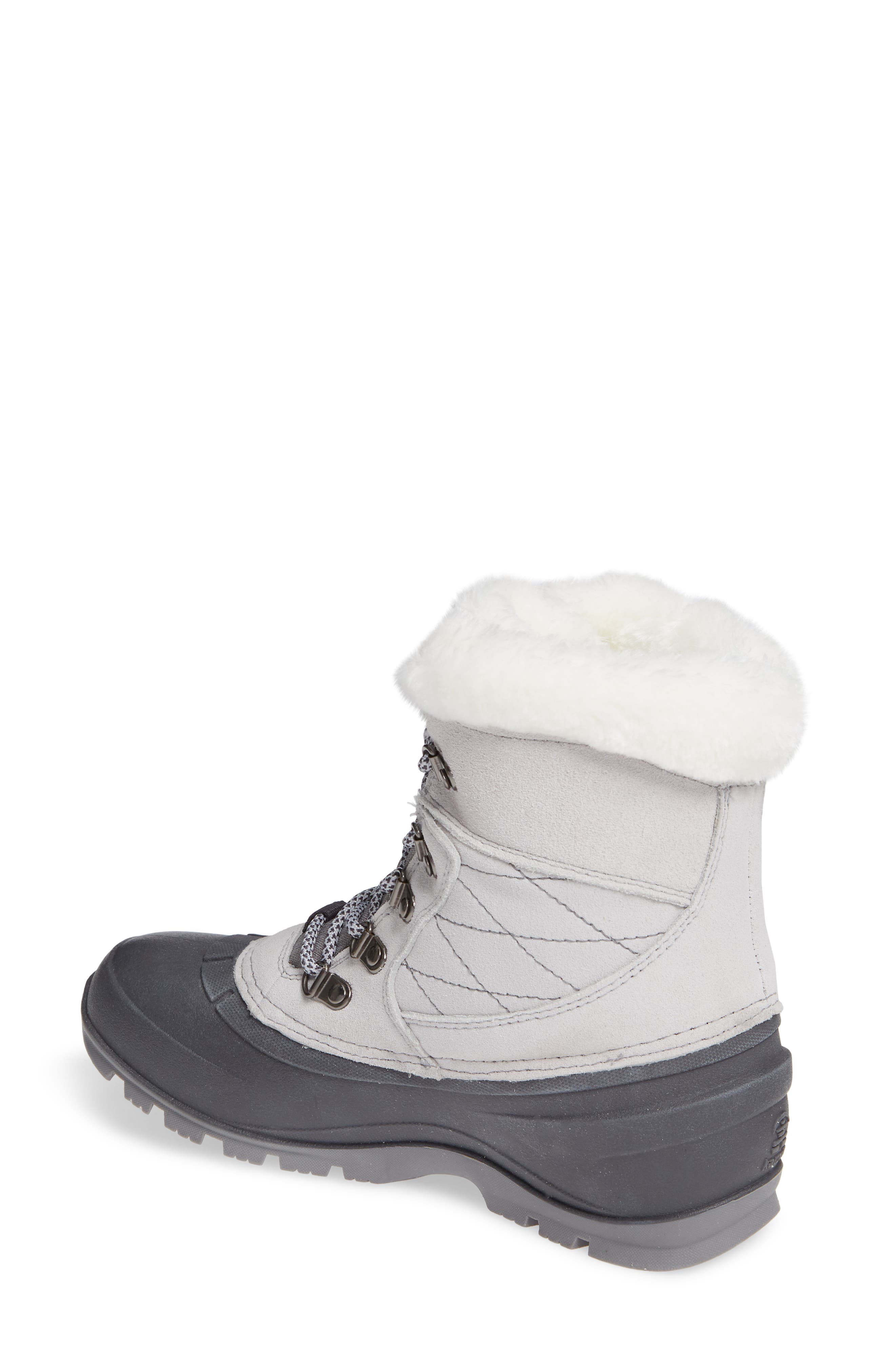 Snovalley1 Waterproof Thinsulate® Insulated Snow Boot, Alternate, color, LIGHT GREY SUEDE