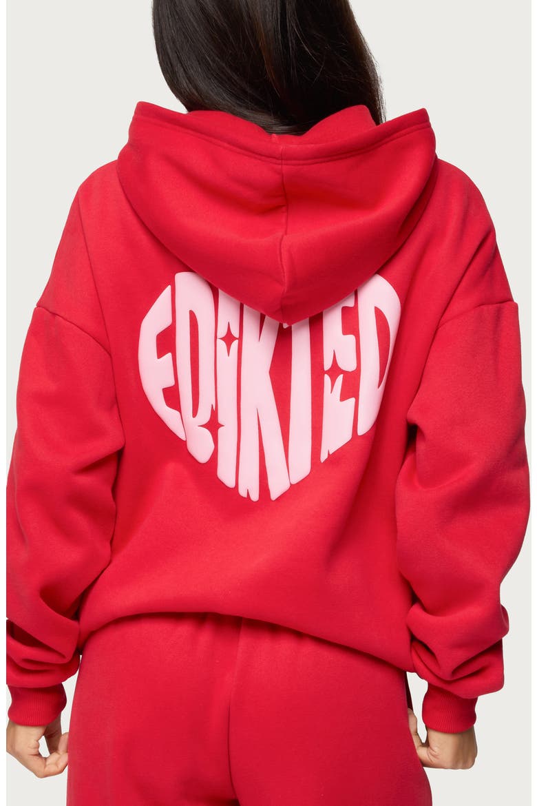 Major Love Hoodie, Alternate, color, RED