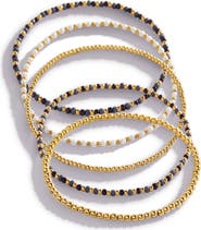 Mint & Lily Weather the Storm Beaded Stacking Set Bracelet