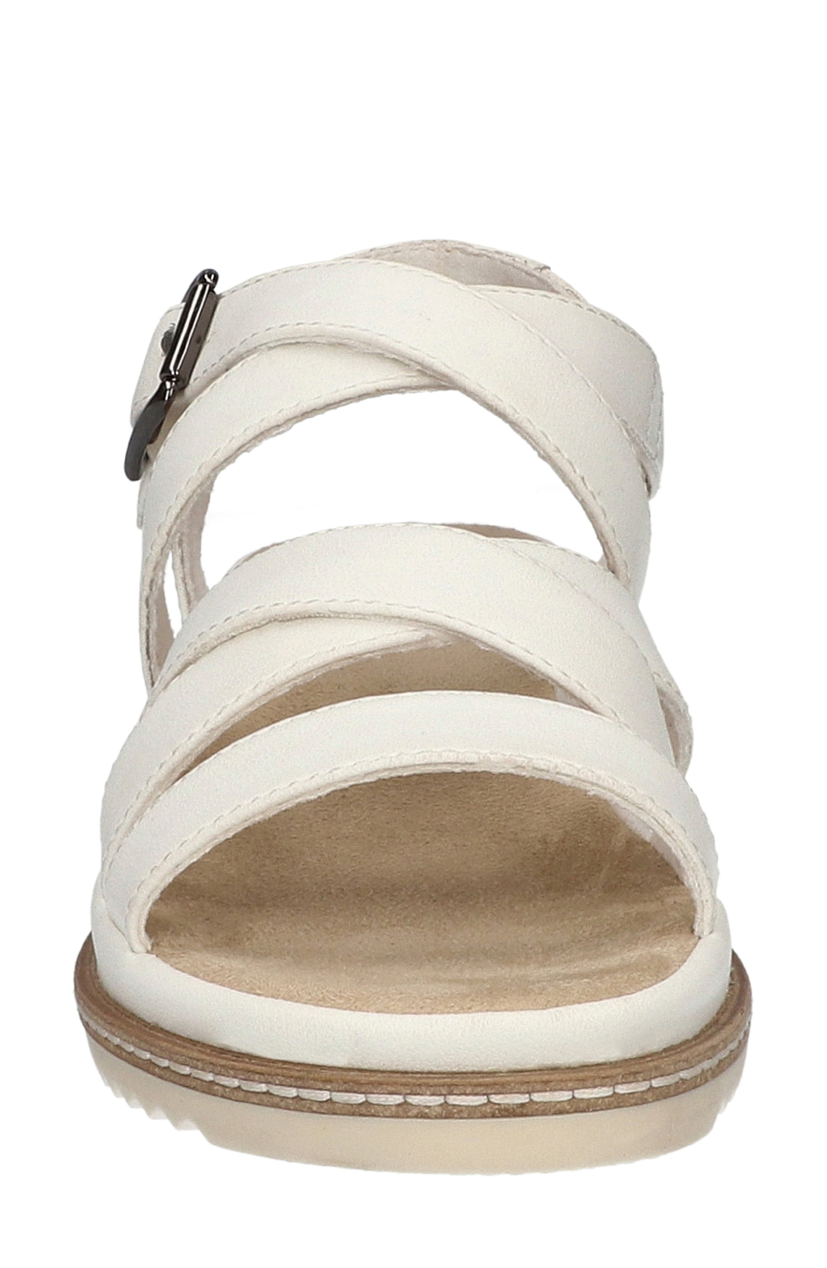 Madeline Slingback Platform Wedge Sandal, Alternate, color, WHITE
