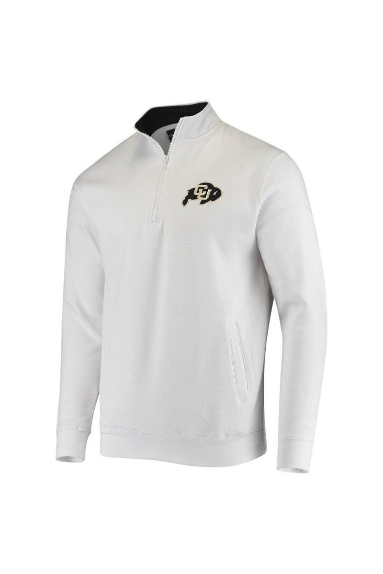 Men's Colosseum White Colorado Buffaloes Tortugas Logo Quarter-Zip Jacket, Alternate, color, White