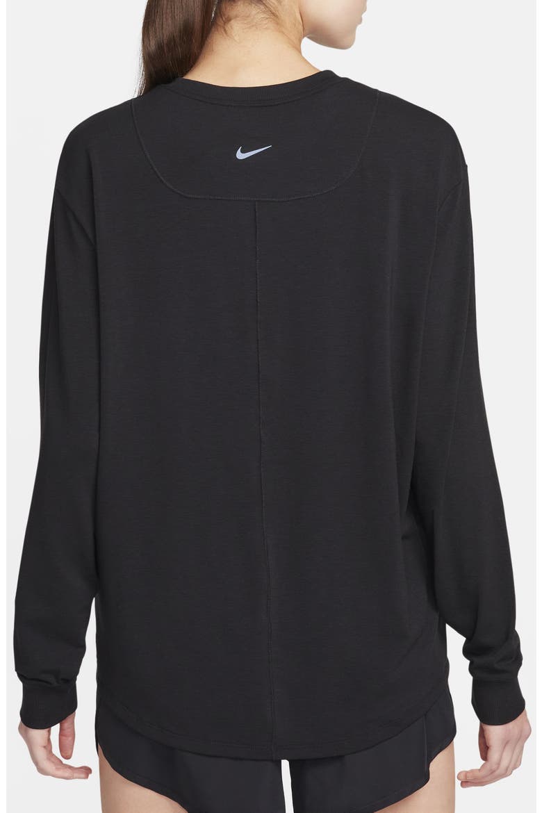 One Relaxed Dri-FIT Top, Alternate, color, 010 010 BLACK/BLACK