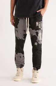 PURPLE BRAND History Cotton Bleached Joggers