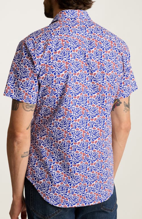 Bonobos Riviera Slim Fit Floral Short Sleeve Stretch Cotton Button-up Shirtr In Multi