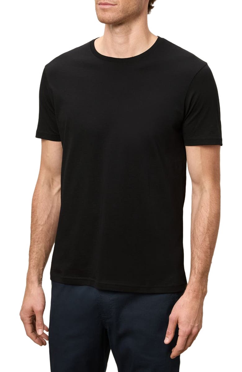 Pact Organic Cotton Men's Softspun Essential Crewneck Tee, Alternate, color, Black
