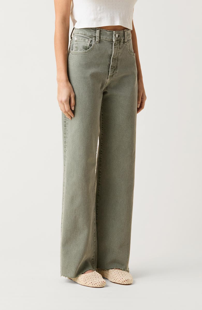 LE JEAN High Waist Wide Leg Column Jeans, Alternate, color,