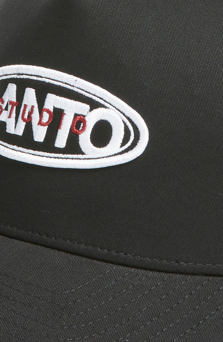 SANTO STUDIO FlexFit Snapback Trucker Hat, Alternate, color, Black