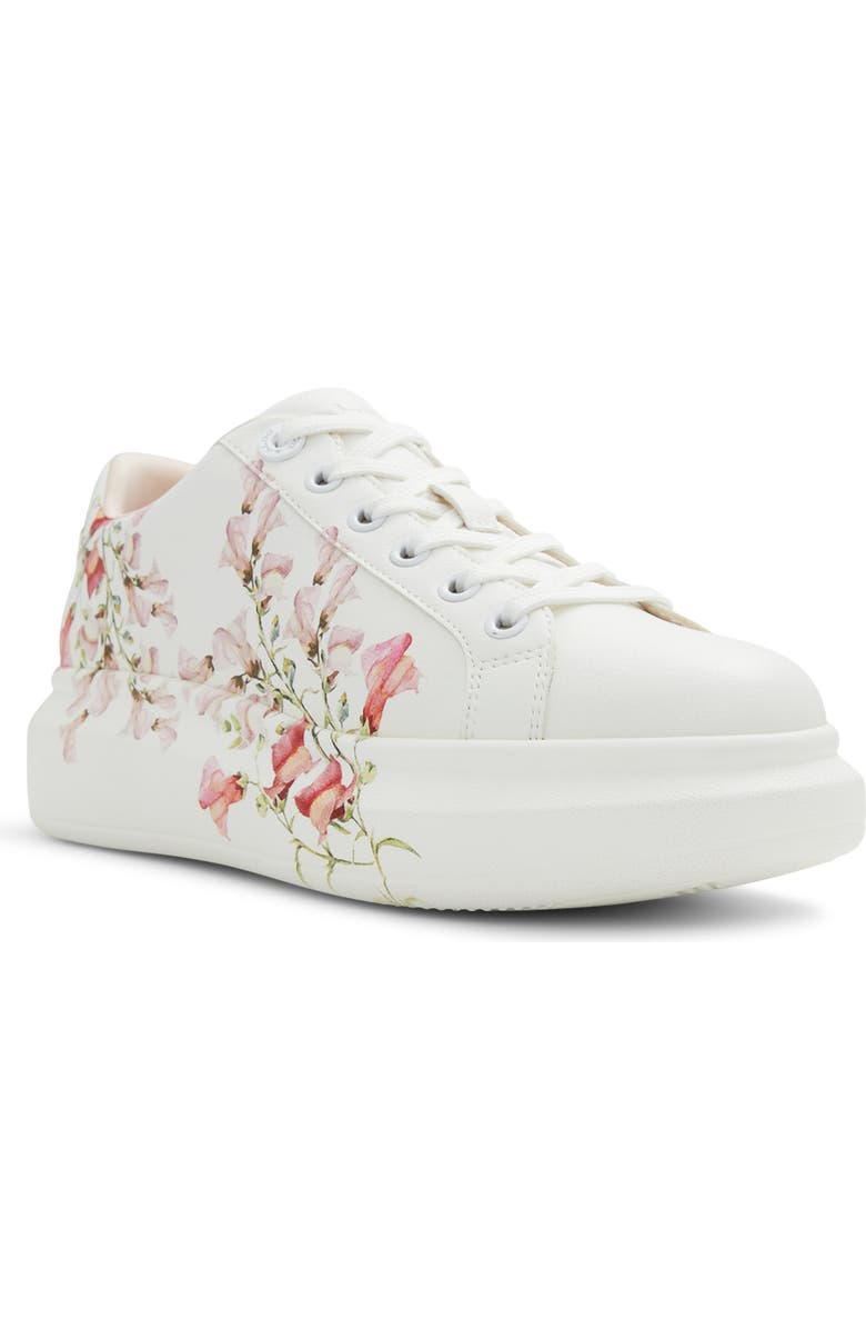 ALDO Peono Floral Platform Sneaker, Main, color,