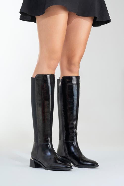 Forever & Always Shoes Rochos Leather Boot In Black