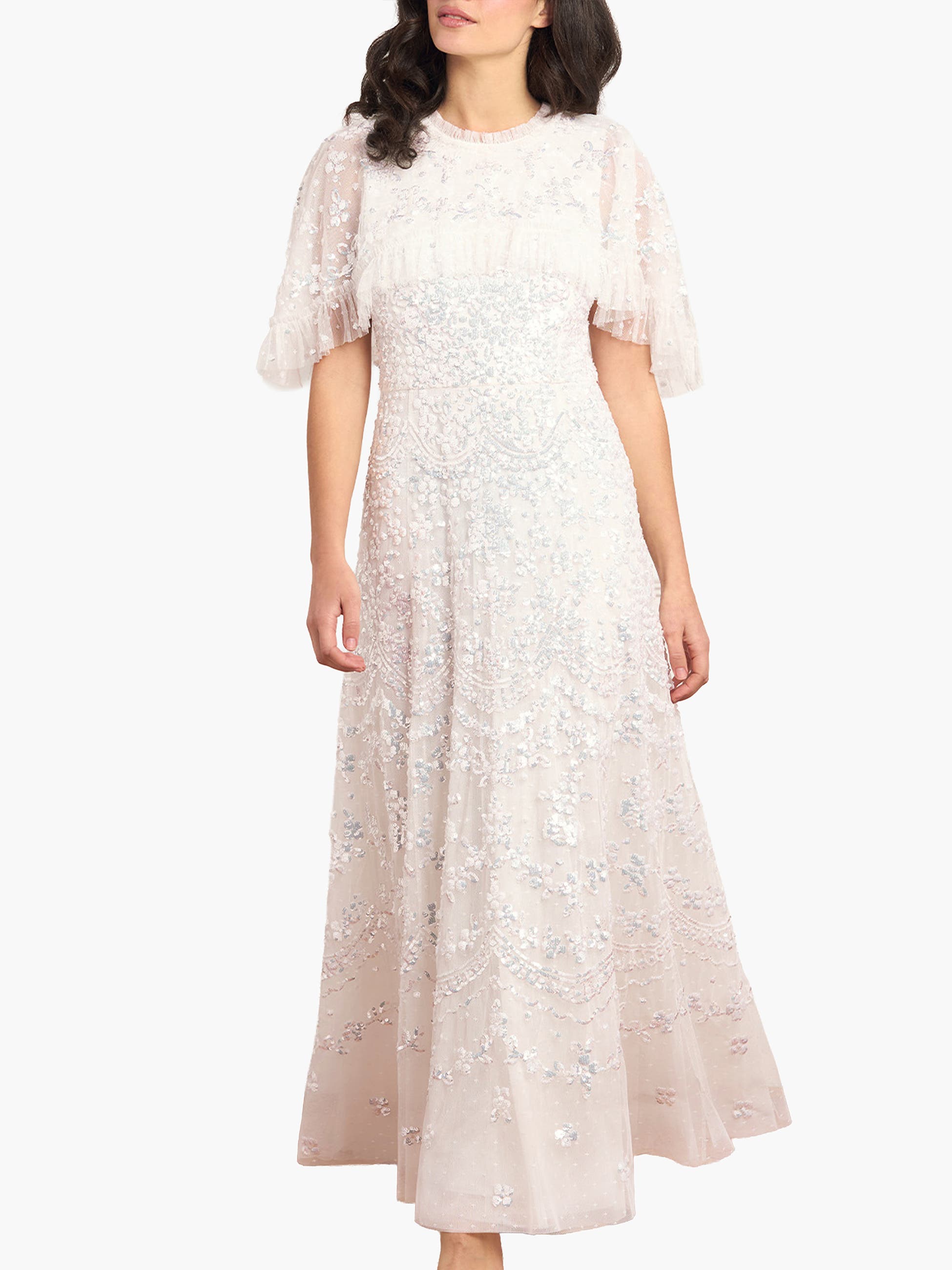Freya Cape Ankle Gown