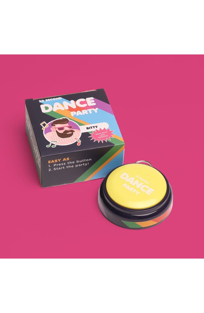30 Second Dance Party The Original Button, Alternate, color, Multicolored