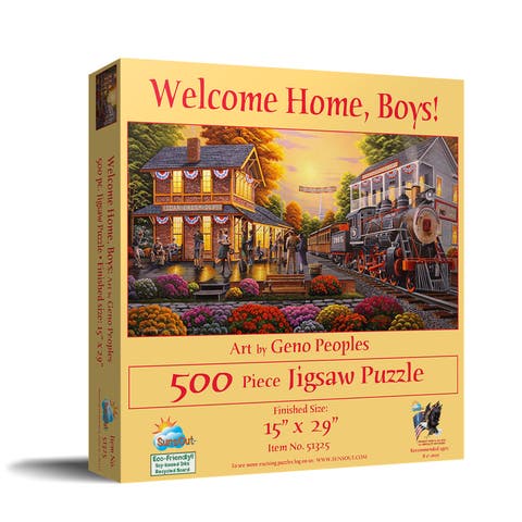 Welcome Home Boys 500 piece Jigsaw Puzzle for Adults