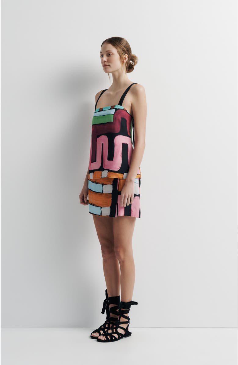 Romy Quinn Top, Alternate, color, Warped Linear