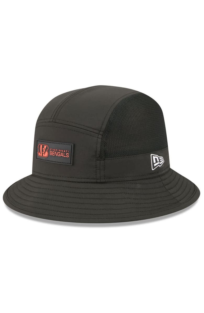 New Era Men's New Era Black Cincinnati Bengals 2025 Sideline  Bucket Hat, Main, color, Black