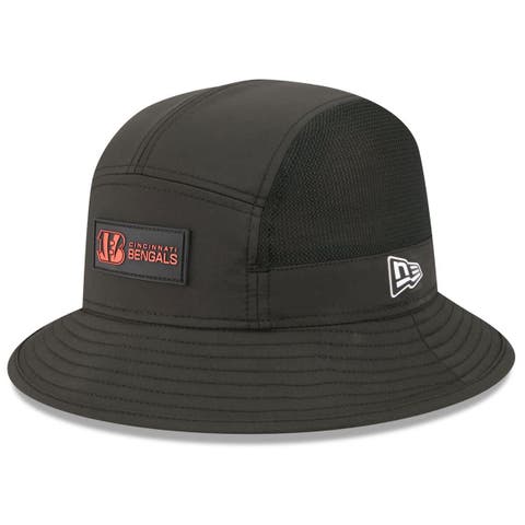 Men's New Era Black Cincinnati Bengals 2025 Sideline  Bucket Hat