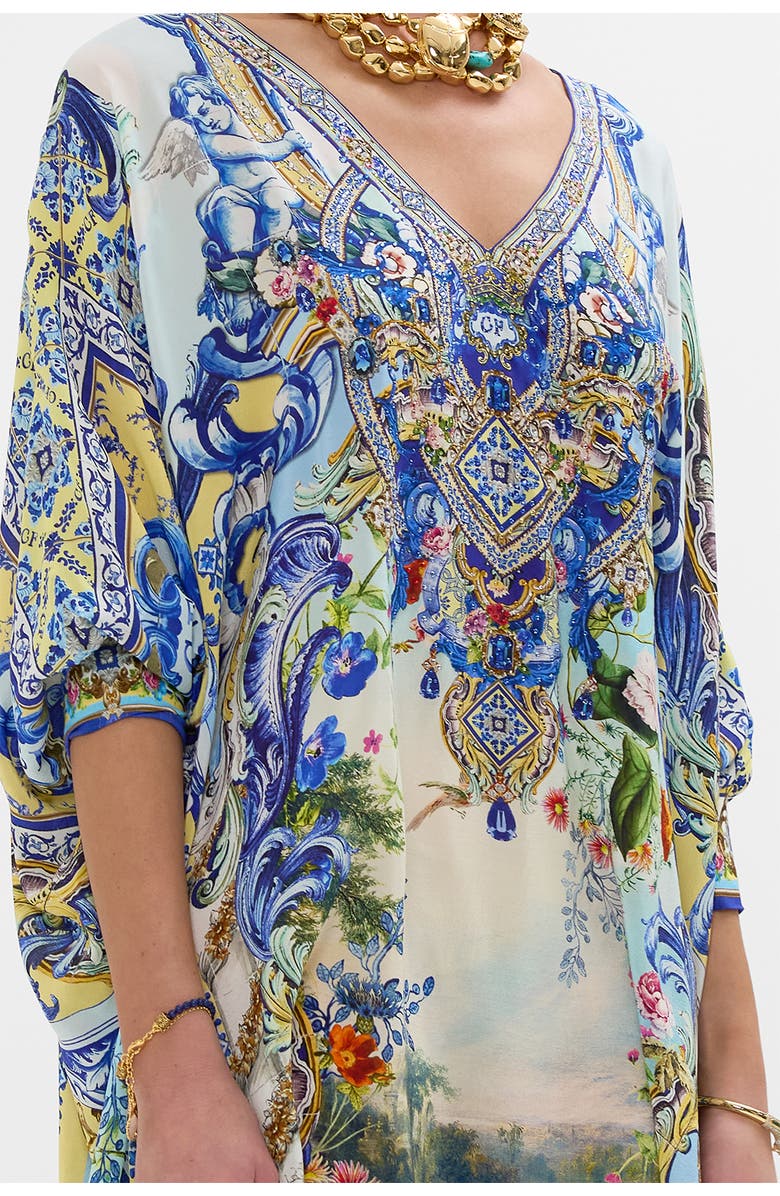 Camilla Short Kaftan With Cuff Wall To Wall Wonders, Alternate, color, Wall To Wall Wonders