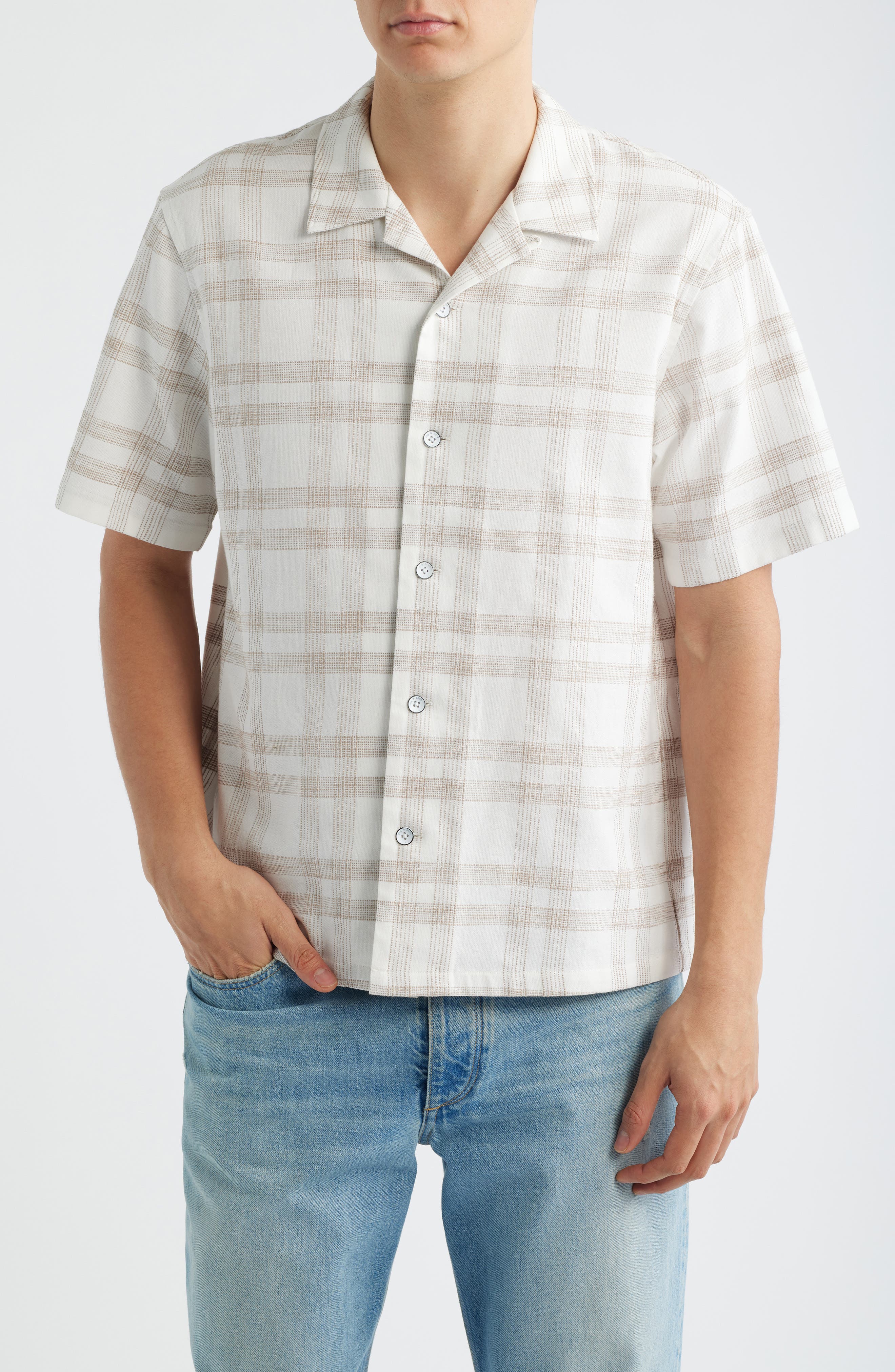 Avery Plaid Camp Shirt - image 3