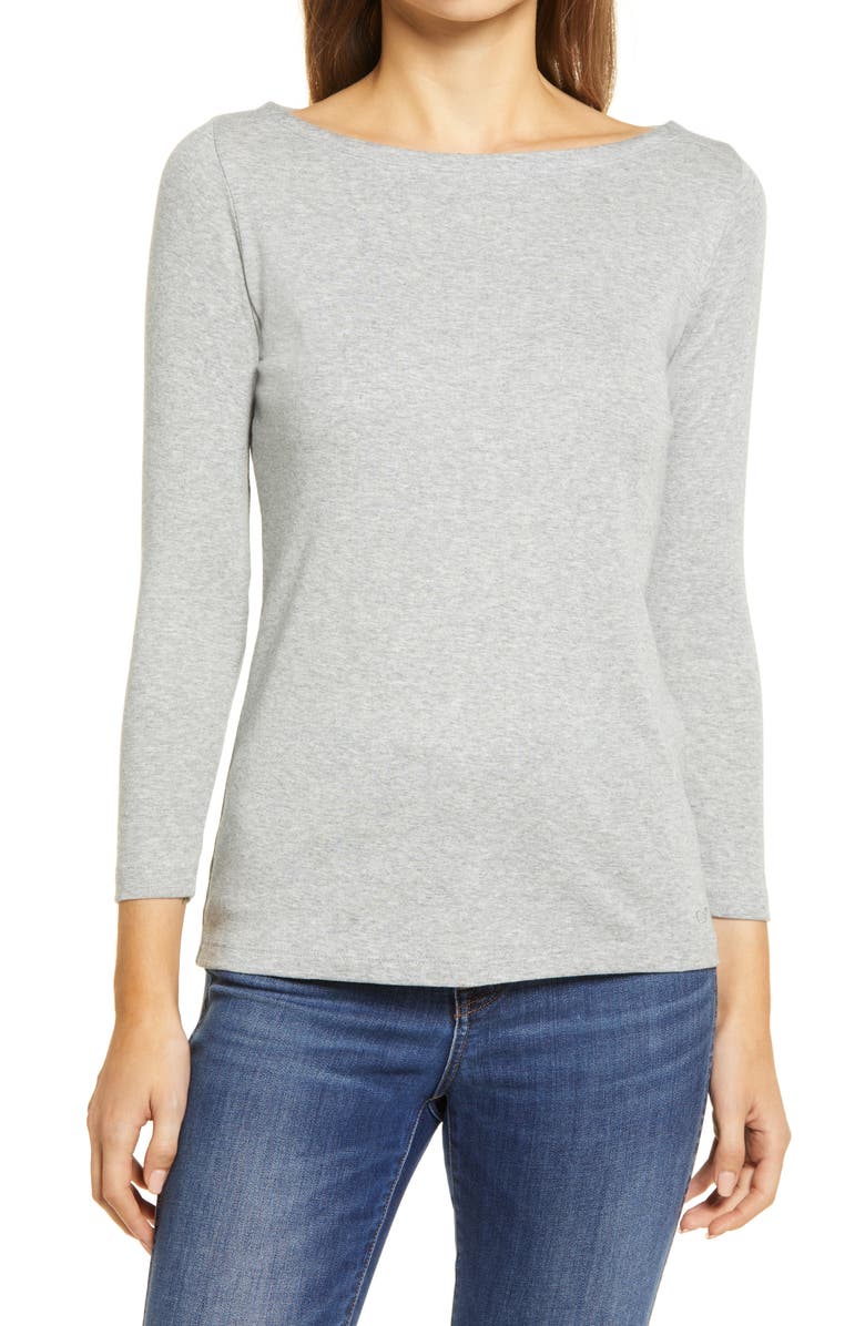 vineyard vines Simple Boatneck Top, Main, color, 