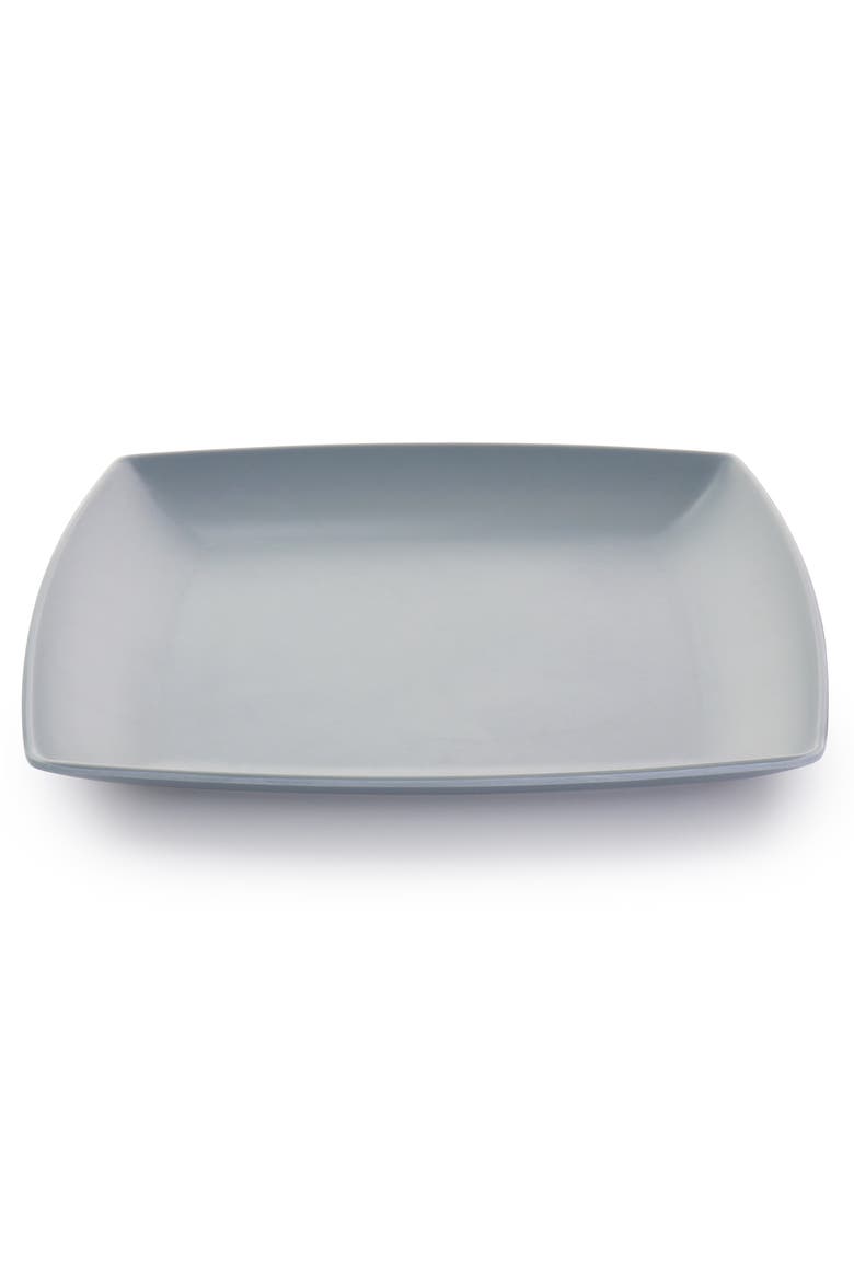 12 Piece Grayson Melamine Square Dinnerware Set, Alternate, color, Grey