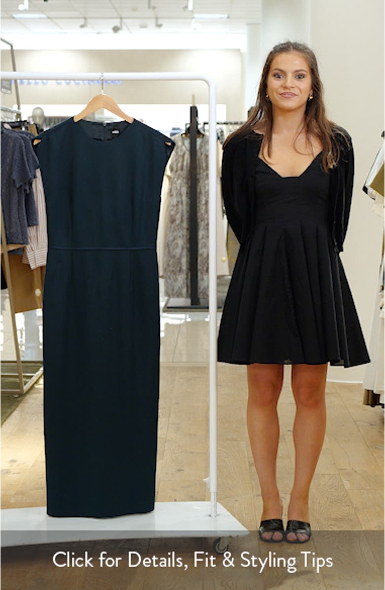 Detira Cap Sleeve Sheath Dress, sales video thumbnail