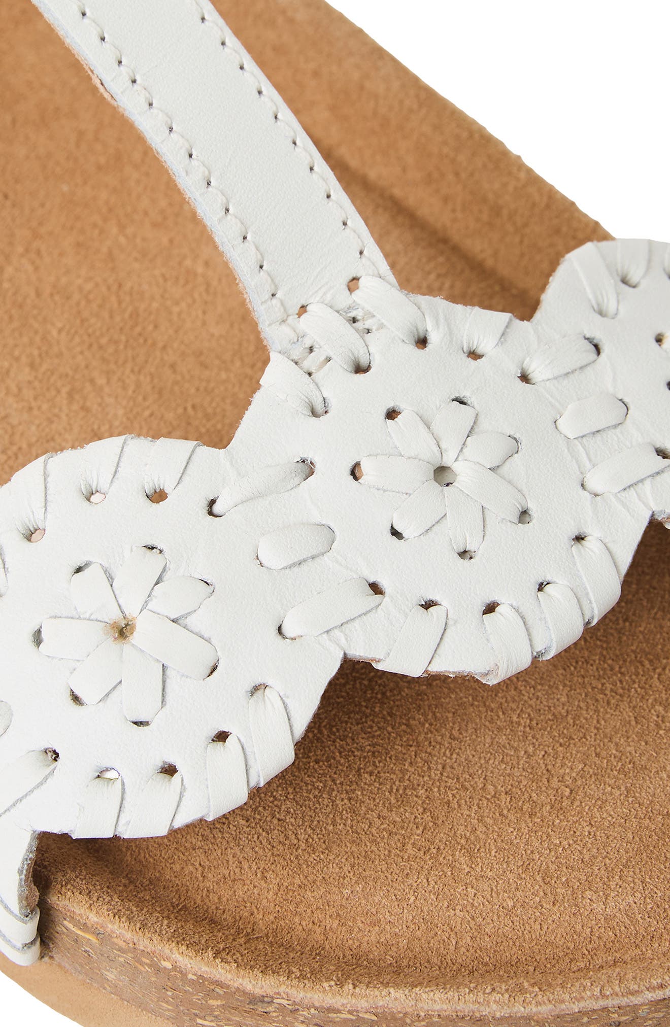 Jack Rogers Kids' Lauren Ankle Strap Platform Sandal, Alternate, color, White