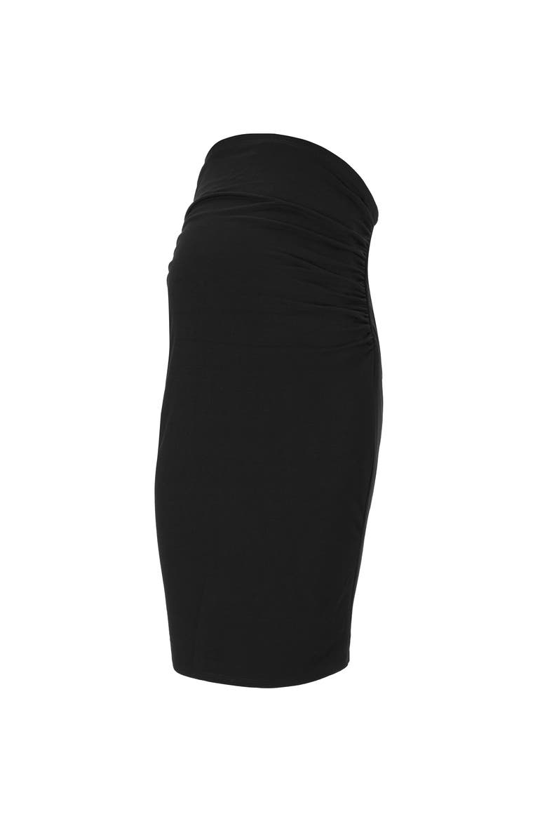 Dawn Maternity Stretchy Pencil Skirt, Main, color, Caviar Black
