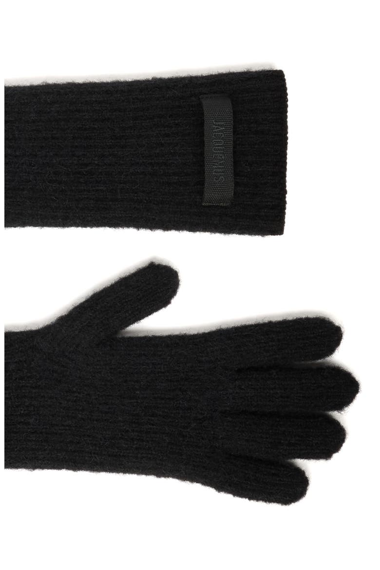 Les Gants Grosgrain Gloves, Alternate, color, BLACK