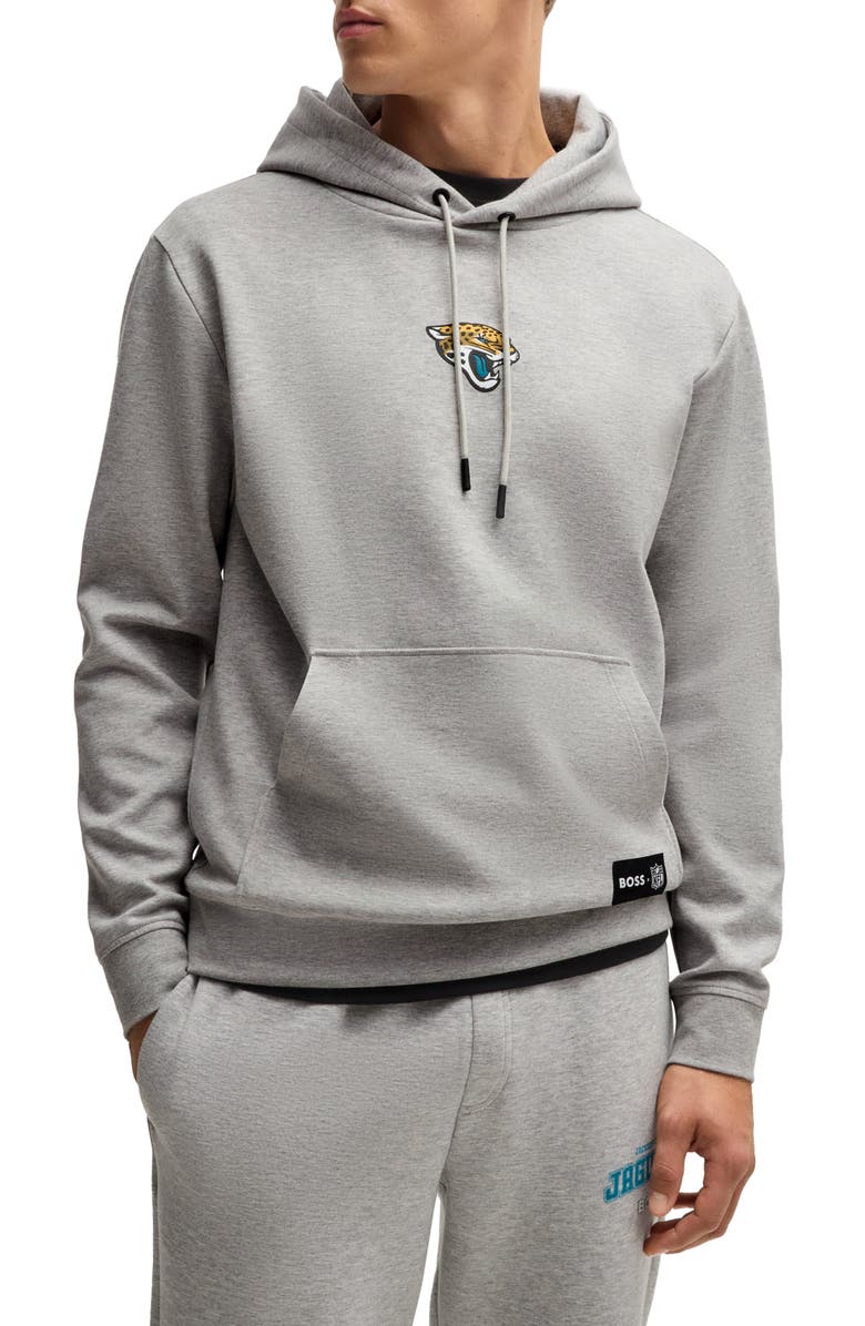 BOSS x NFL Woodson Graphic Hoodie, Main, color, Jacksonville Jaguars