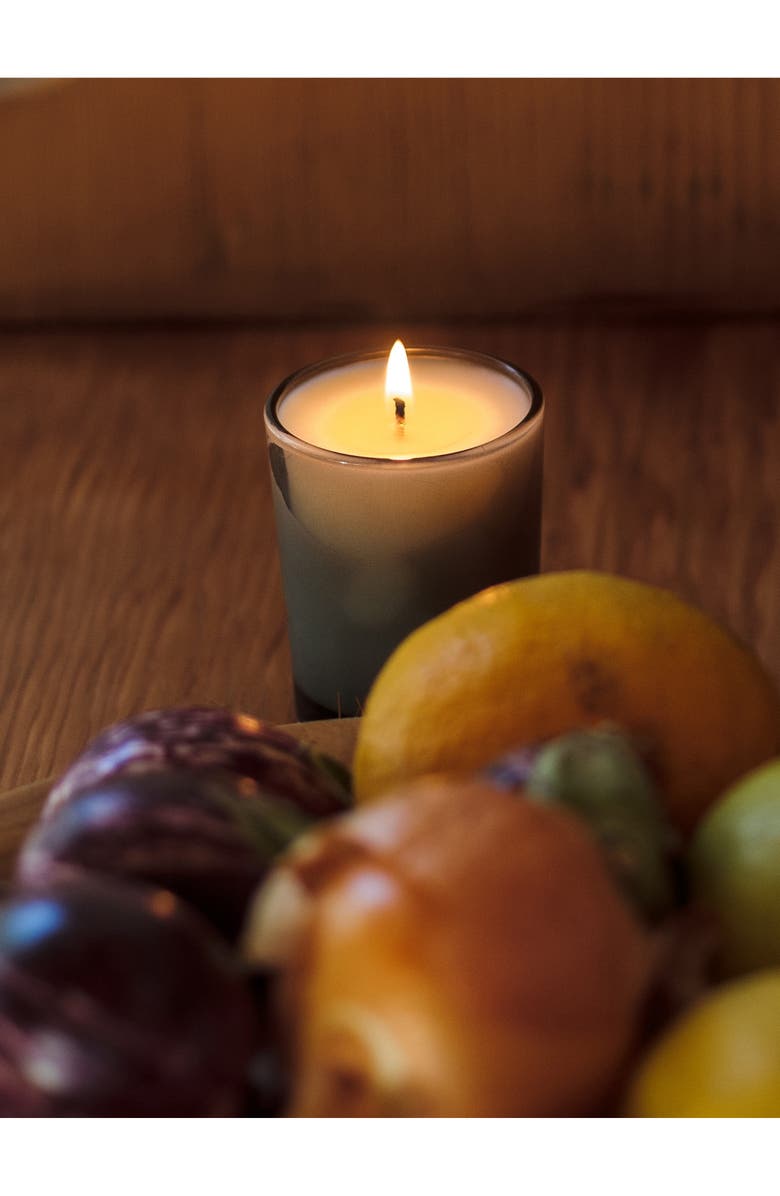 LAVUNE Winter Set of 3 Votive Candles, Alternate, color, Dark Green