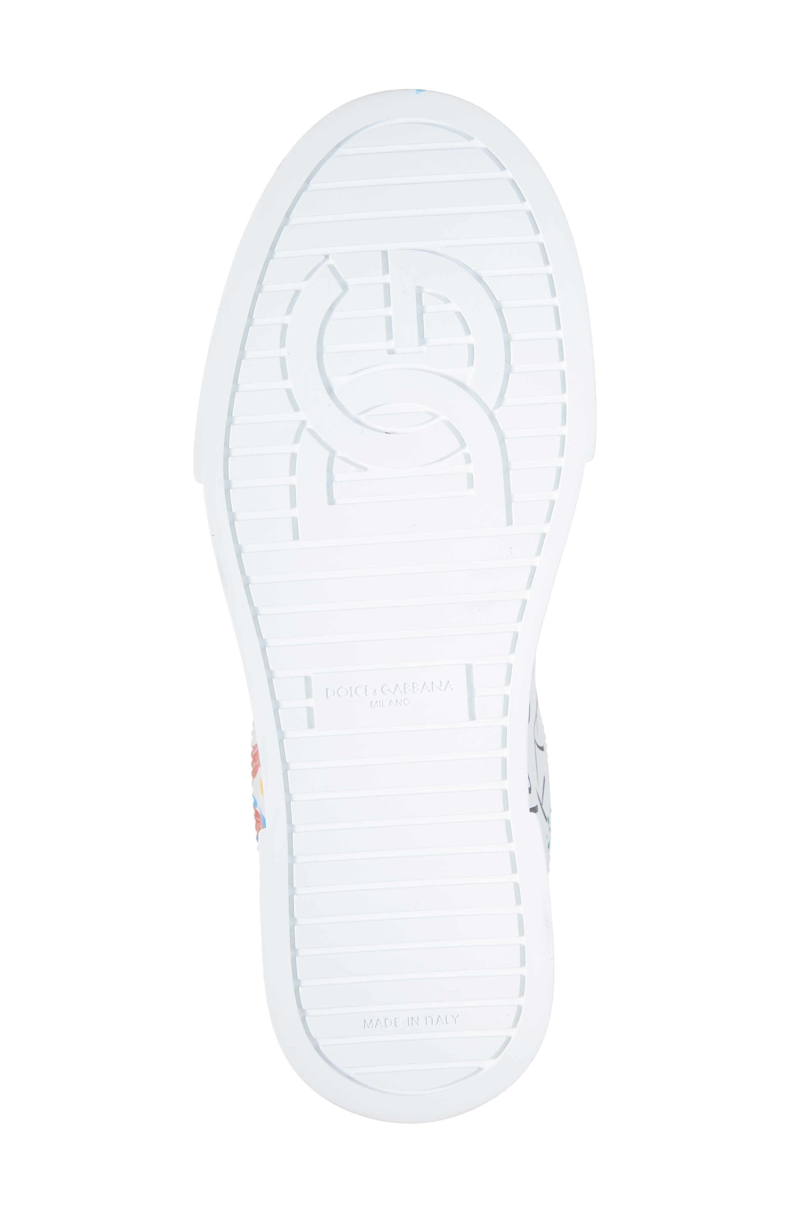 Dolce&Gabbana Portofino Graffiti Sneaker, Alternate, color, 