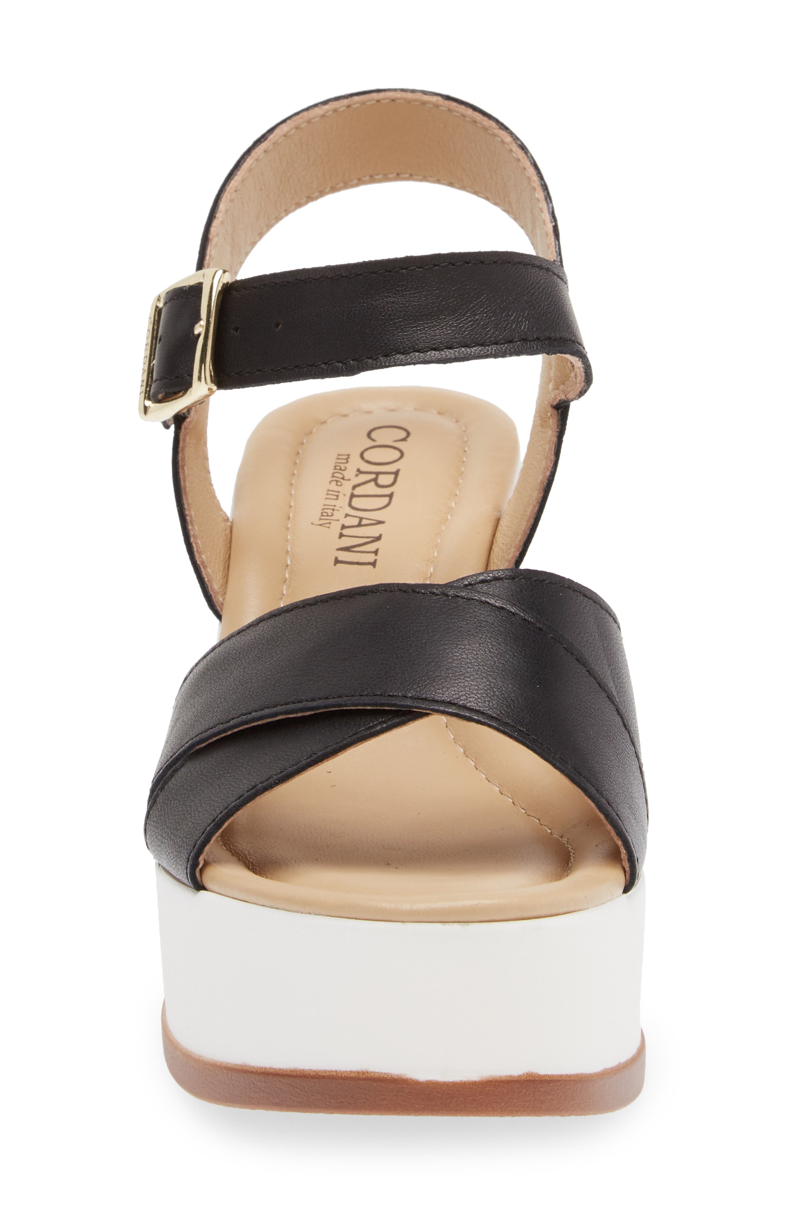Cordani Darrell Crisscross Wedge Sandal, Alternate, color, 