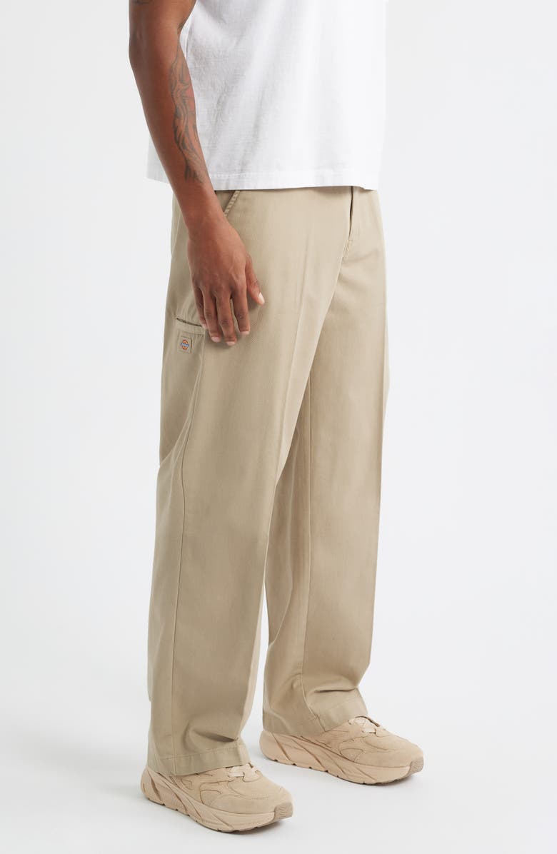 Dickies 248 Flat Front Cotton Work Pants, Alternate, color, Desert Sand