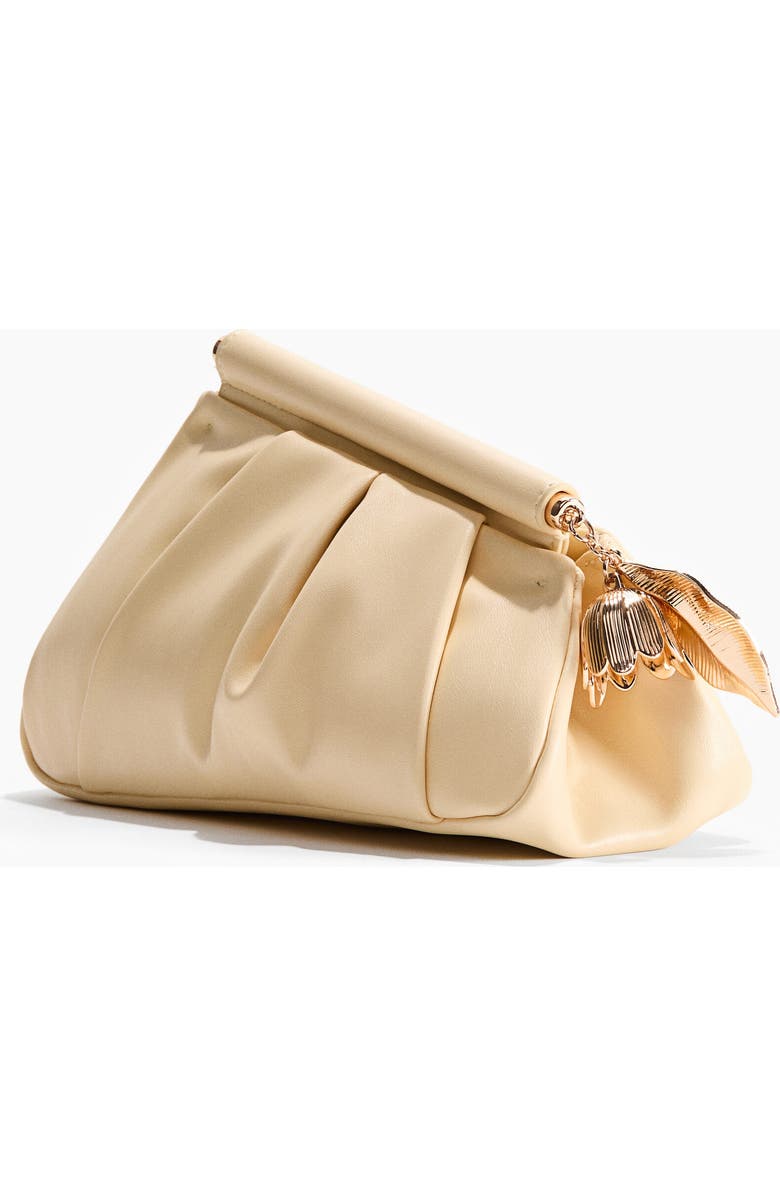 H&M Asymmetric Clutch, Alternate, color, Yellow