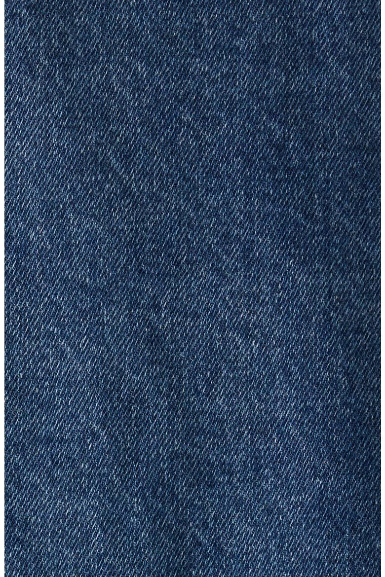 Washed Denim Trucker Jacket, Alternate, color, INDIGO