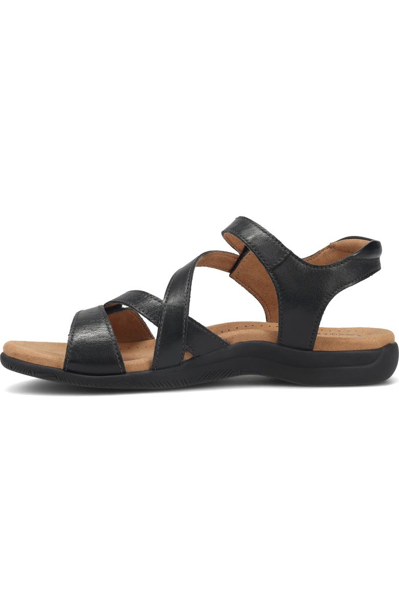 Taos Big Time Ankle Strap Sandal, Alternate, color, Black