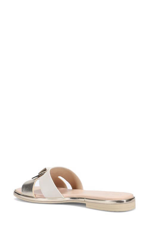 Ron White Valinda Slide Sandal In White