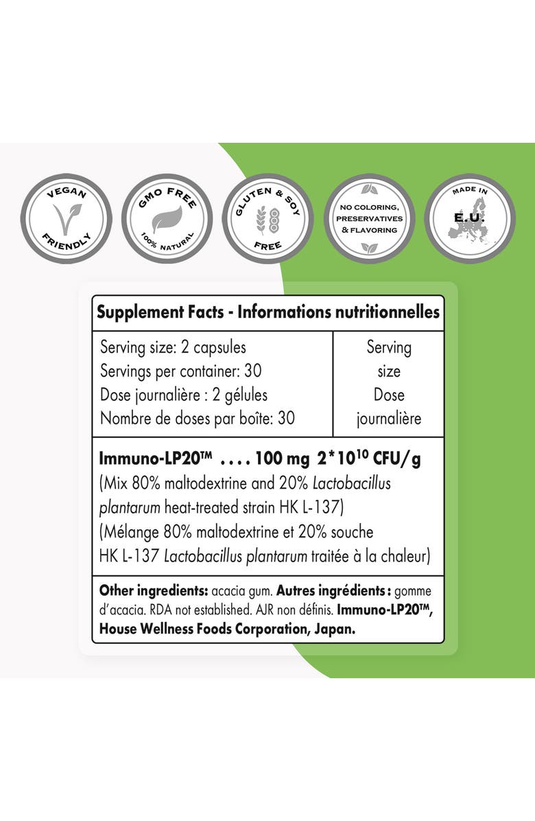 SuperSmart Lactobacillus Plantarum, Alternate, color, NO COLOR