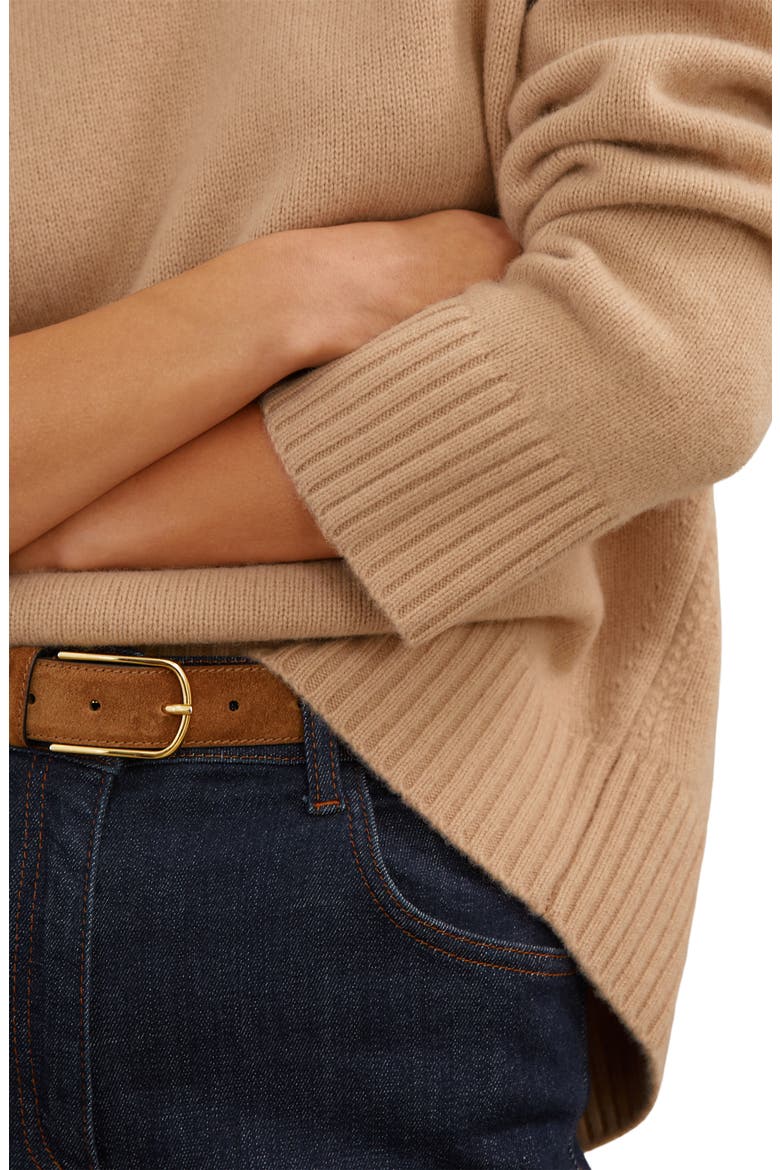 Ella Wool & Cashmere Sweater, Alternate, color, CAMEL