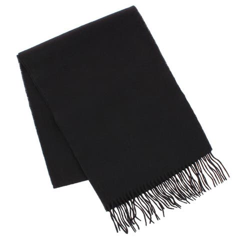 The Windsor Merino Wool Solid Color Knit Neck Scarf